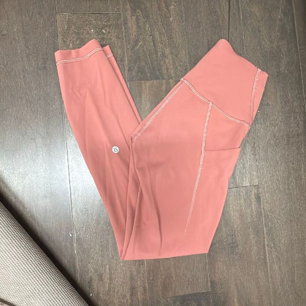 Lululemon Align High-Rise Crop leggings 25" inseam Spiced Chai size 4